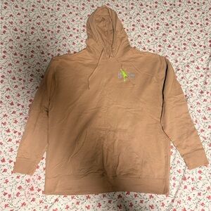 Brown Hoodie with Logo